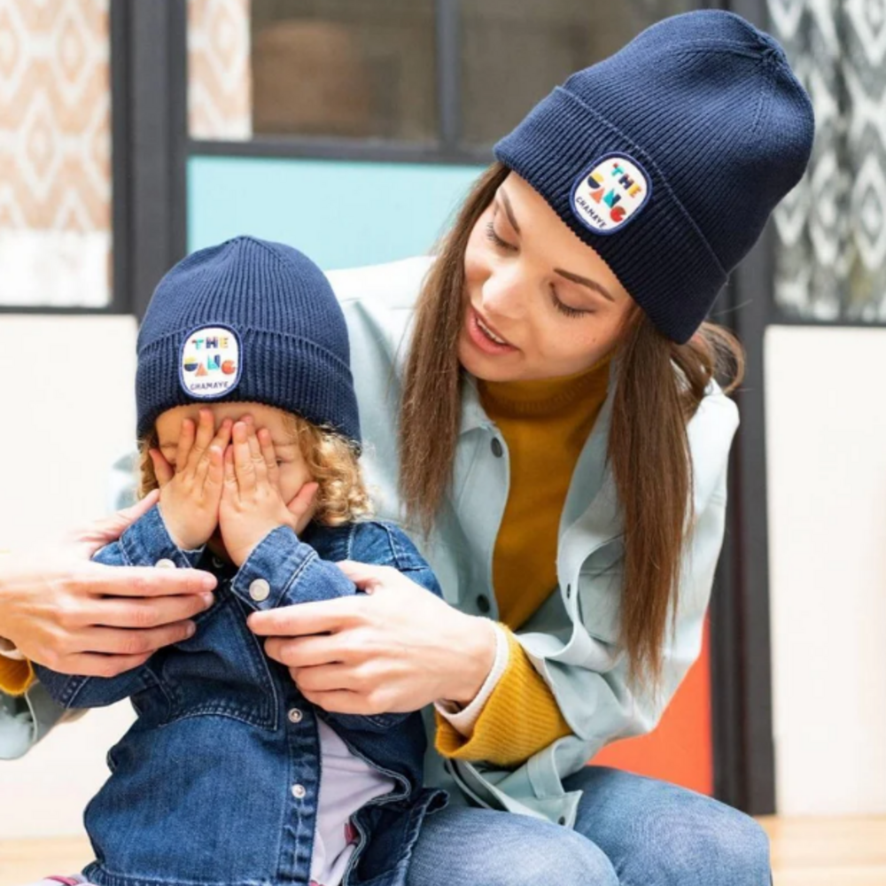 Muts beanie The Gang Patch Navy