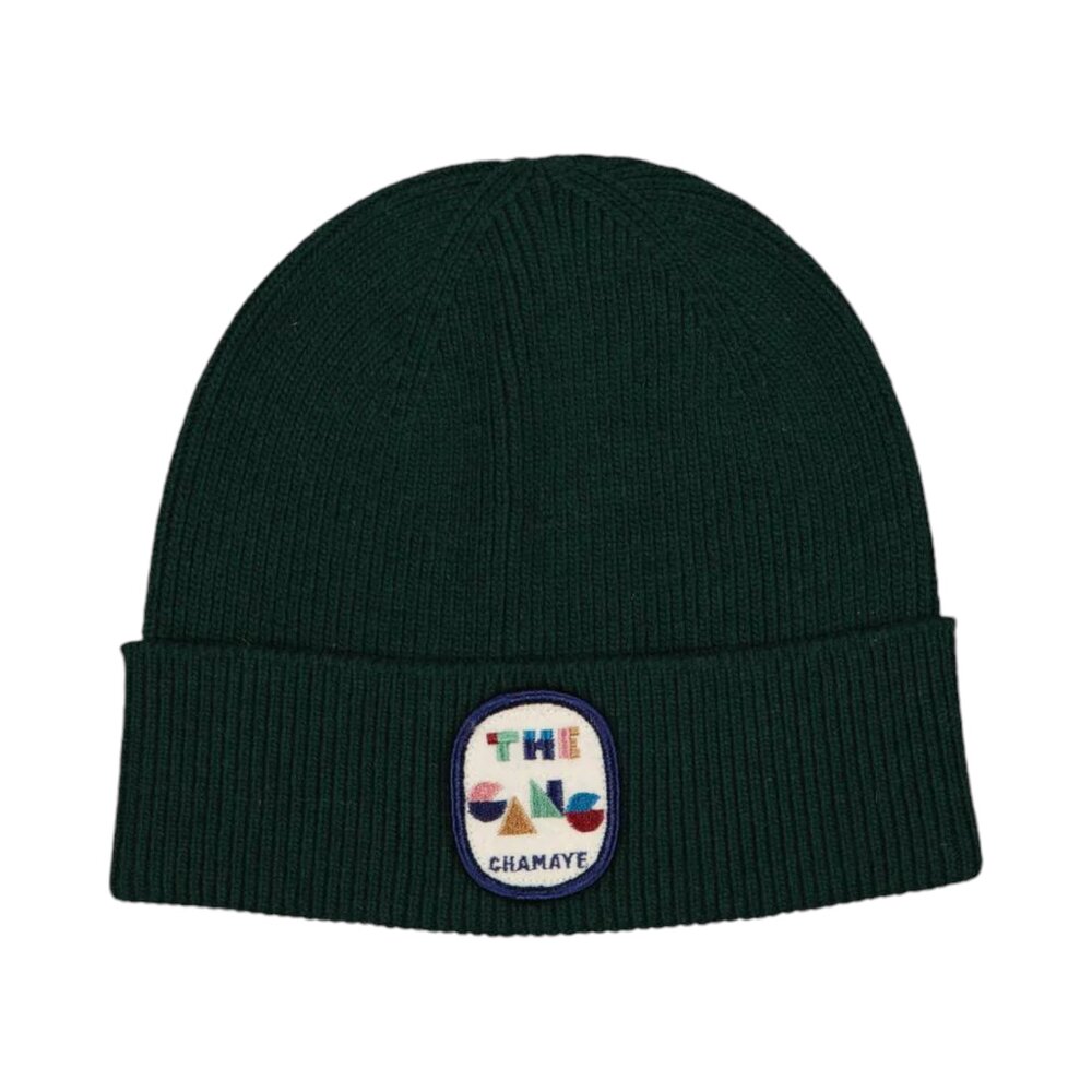 Muts beanie The Gang Patch Darkgreen