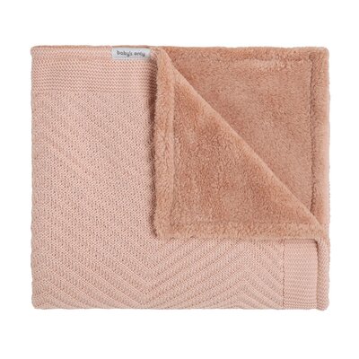 Wiegdeken teddy Grace Blush