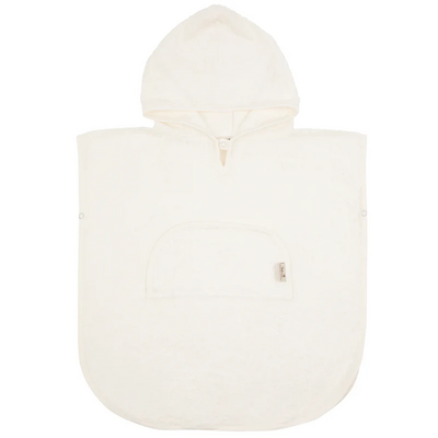 Poncho V-neck (4-6j) Daisy white