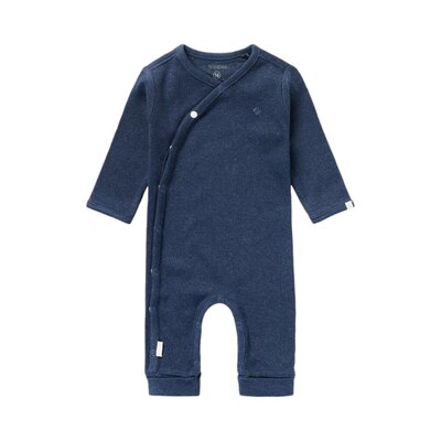 Babypakje met lange mouwen Rib Nevis Navy melange