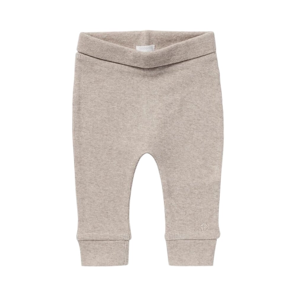 Broek comfort Rib Naura Taupe Melange