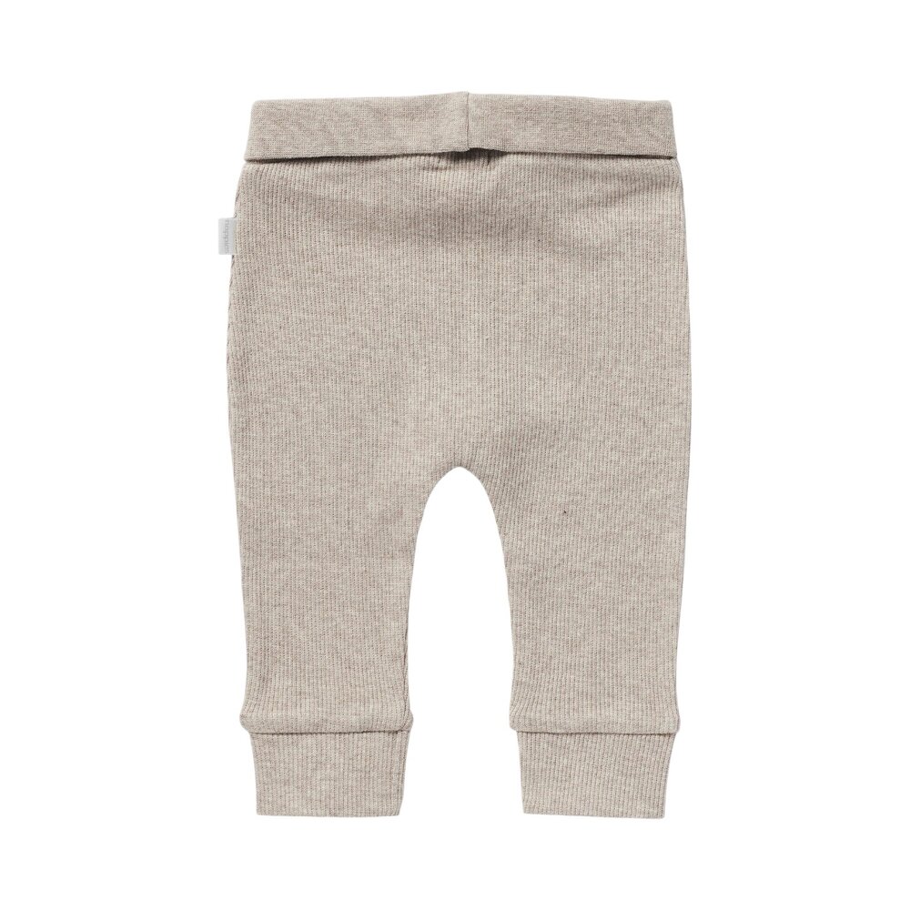 Broek comfort Rib Naura Taupe Melange