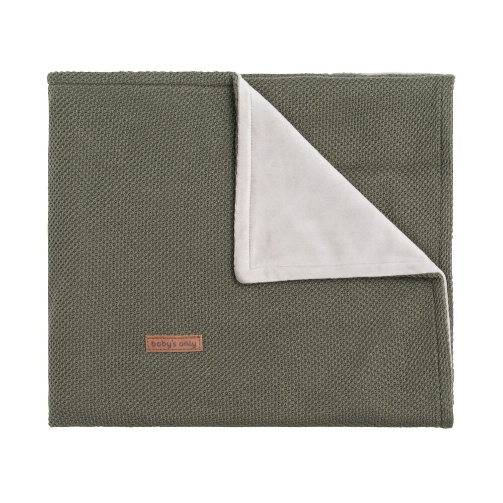 Ledikantdeken Soft Classic Khaki