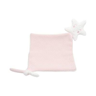 Little Star doudou losange Roze