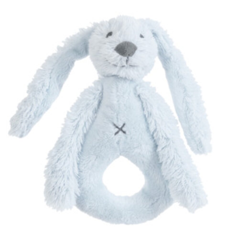 Rabbit Richie Rattle - 18 cm Blue