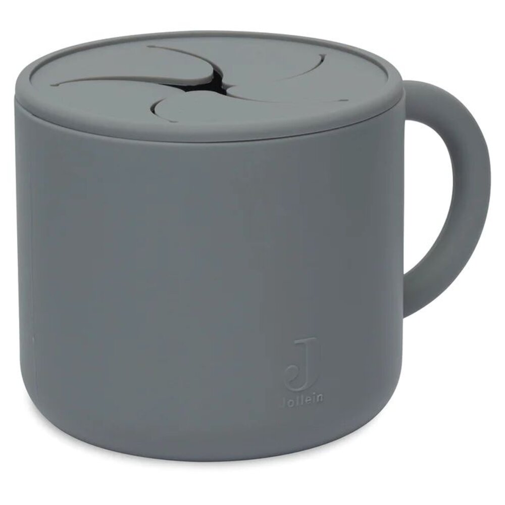 Siliconen snack cup Storm Grey