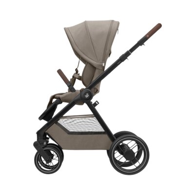 Kinderwagen Oxford Plus Twillic Truffle (dark frame + brown leather)