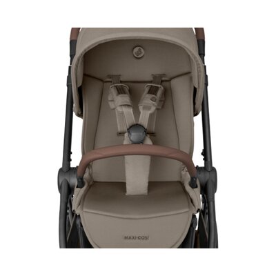 Kinderwagen Oxford Plus Twillic Truffle (dark frame + brown leather)