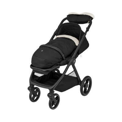 Kinderwagen Oxford Twillic Black (dark frame + black leather)