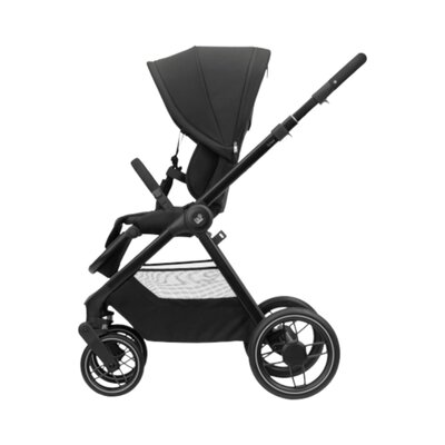 Kinderwagen Oxford Plus Twillic Black (dark frame + black leather)