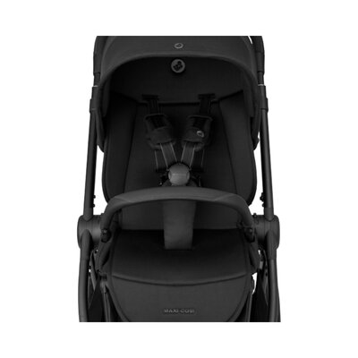 Kinderwagen Oxford Twillic Black (dark frame + black leather)