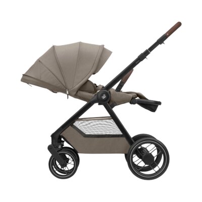 Kinderwagen Oxford Plus Twillic Truffle (dark frame + brown leather)