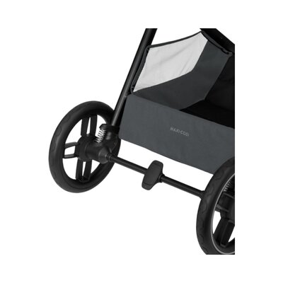 Kinderwagen Oxford Plus Twillic Graphite (dark frame + brown leather)