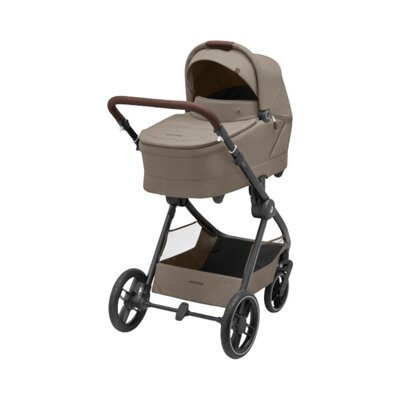 Kinderwagen Oxford Plus Twillic Truffle (dark frame + brown leather)