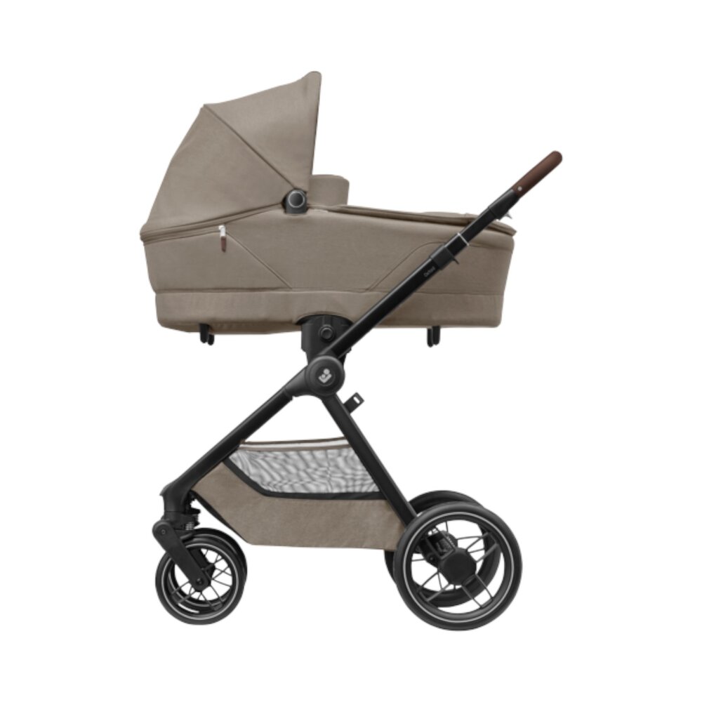 Kinderwagen Oxford Plus Twillic Truffle (dark frame + brown leather)