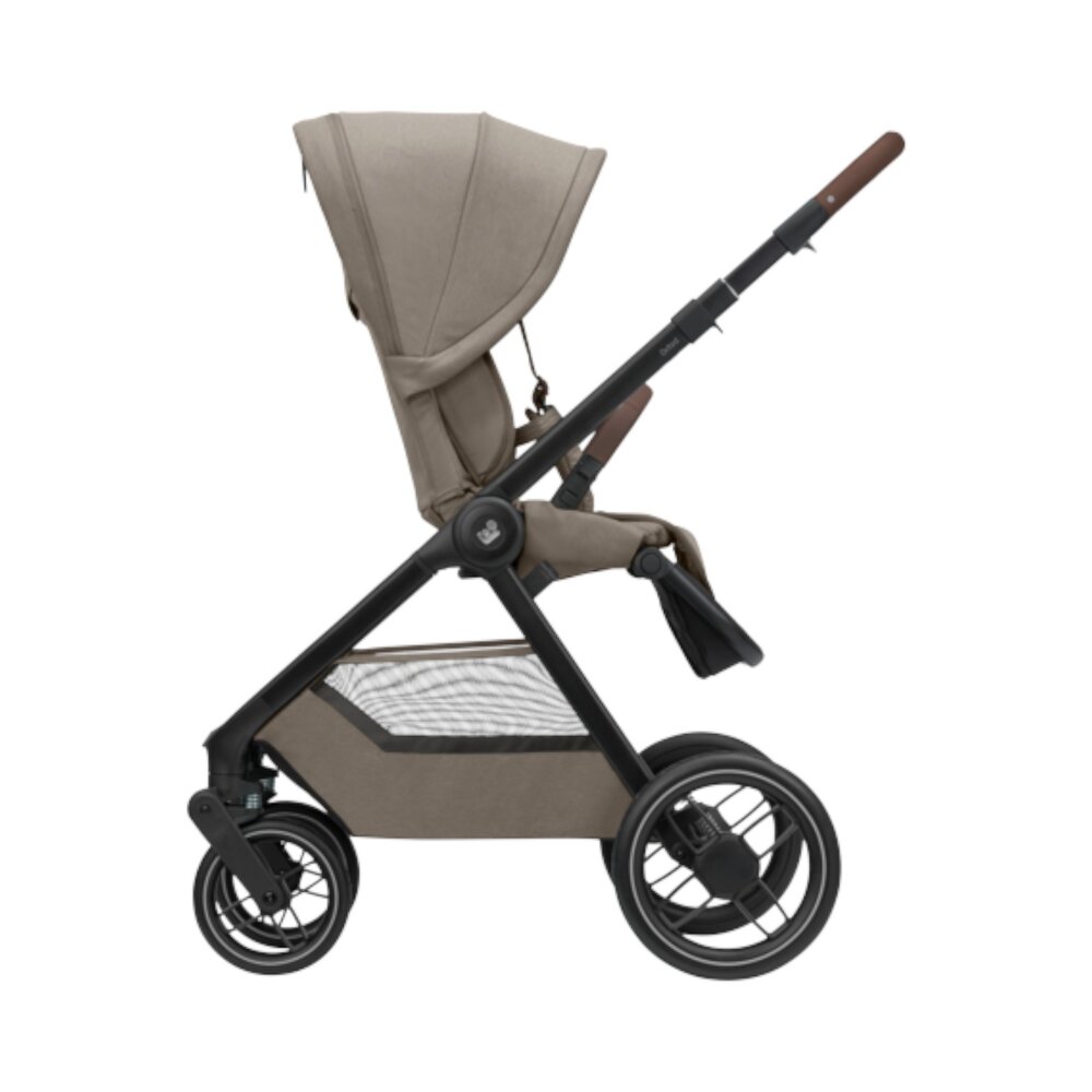 Kinderwagen Oxford Plus Twillic Truffle (dark frame + brown leather)