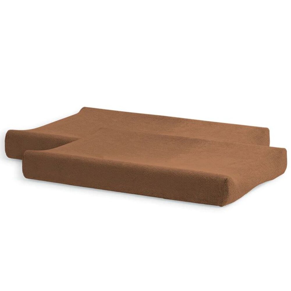 Aankleedkussenhoes badstof 50x70cm (2pack) Caramel