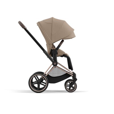 Priam onderstel kinderwagen + zitting Rosegold / cozy beige