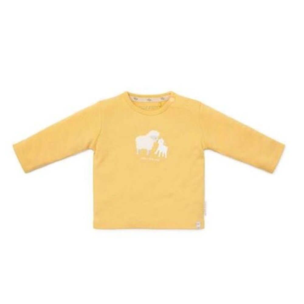 T-shirt lange mouw Warm yellow Little Farm