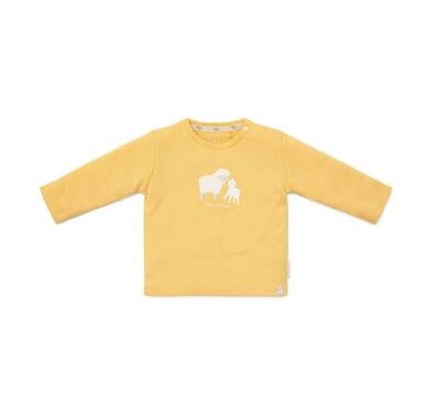 T-shirt lange mouw Warm yellow Little Farm