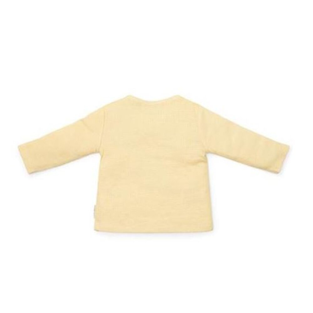 T-shirt overslag lange mouw Warm yellow check Little Farm