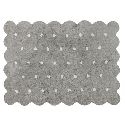 Wasbaar tapijt Biscuit 
120 x 160 cm Grey