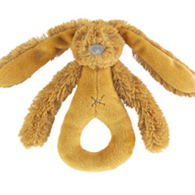 Rabbit Richie Rattle - 18 cm Ochre