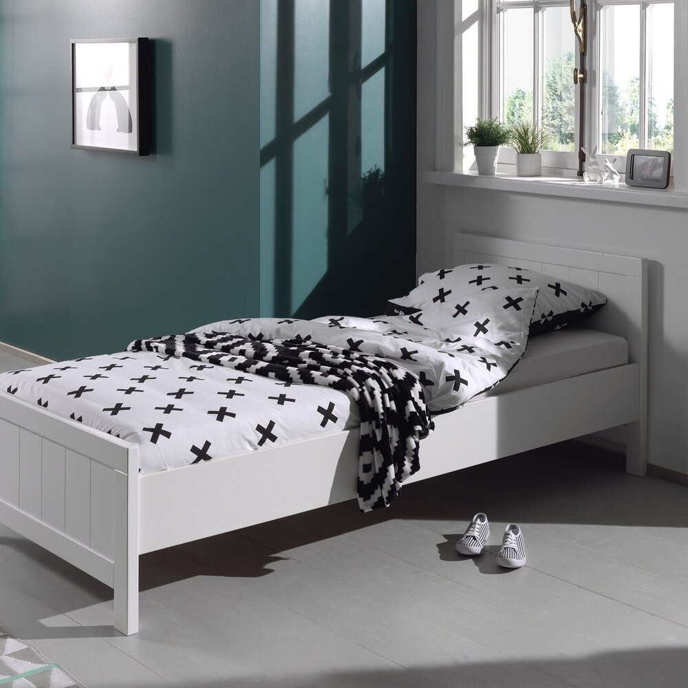 Erik Bed 90 X 200 cm Wit