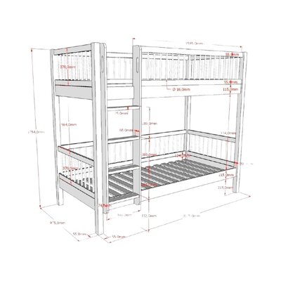 Forrest Stapelbed 90 X 200 cm Oak