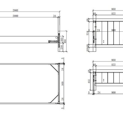 Erik Bed 90 X 200 cm Wit