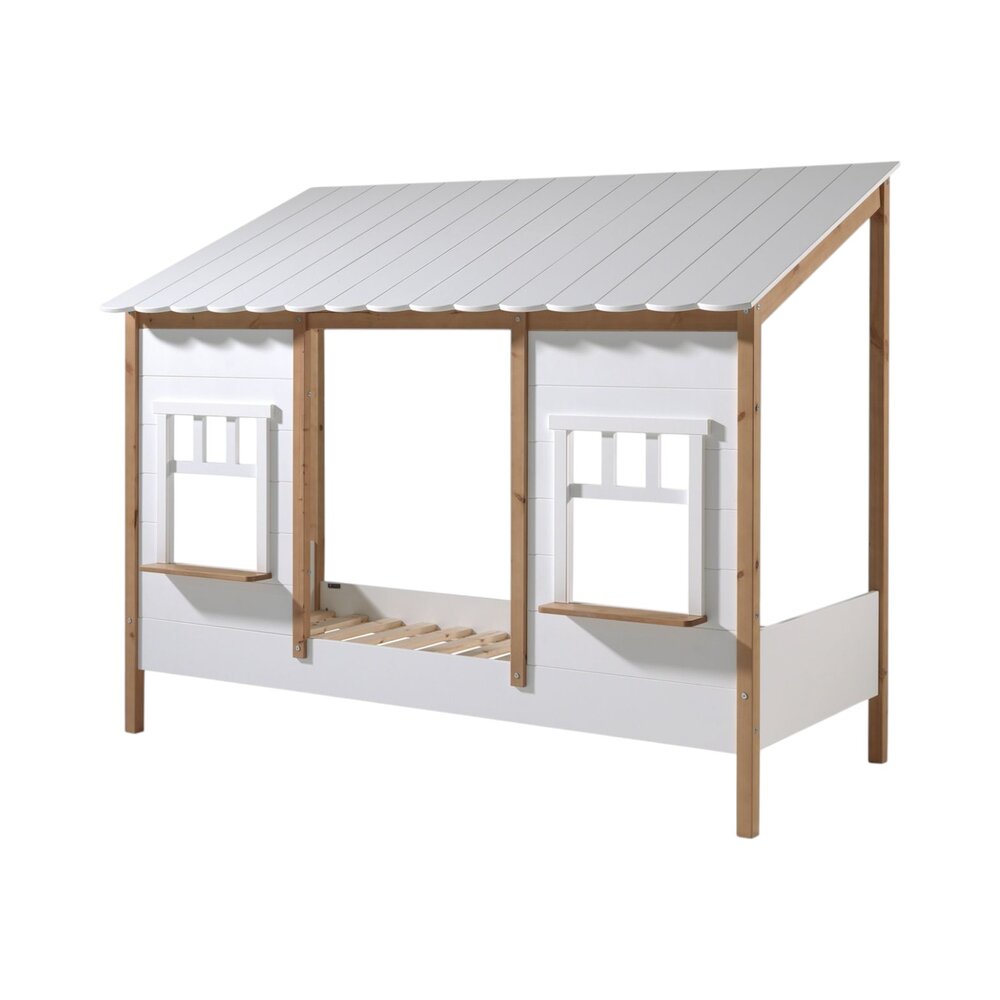 Housebed 05 Huisbed 90 X 200 cm Wit