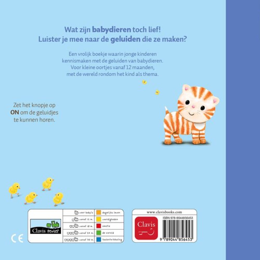 Babydieren geluidenboekje