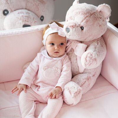 Teddybeer Zoë 40cm Crystal pink