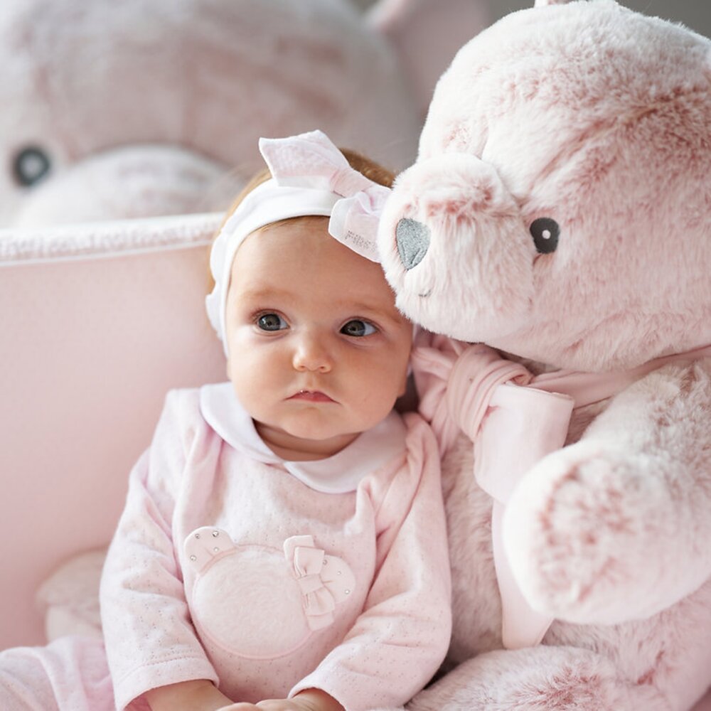 Teddybeer Zoë 40cm Crystal pink