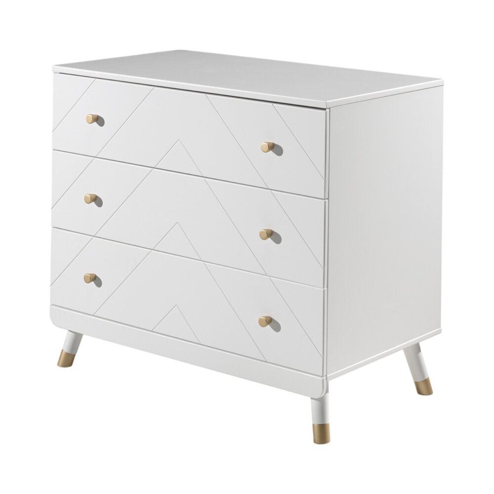 Billy commode 3 laden Satin white