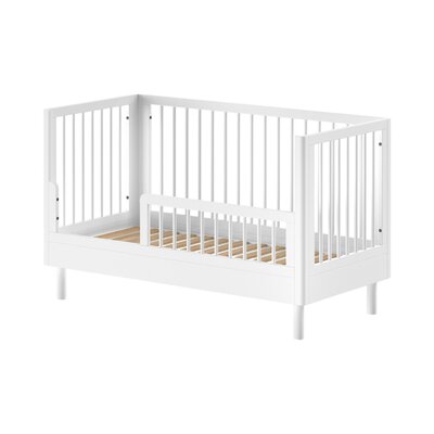 Forrest babybed 70x140 cm + ombouw peuterbed Wit