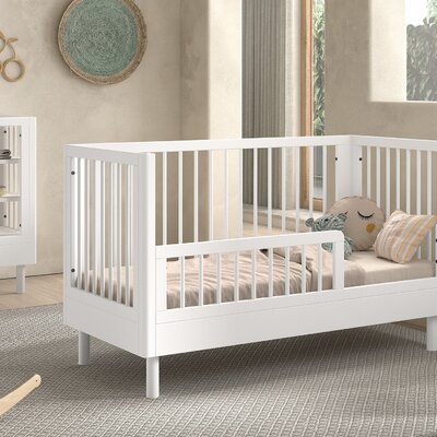 Forrest babybed 70x140 cm + ombouw peuterbed Wit