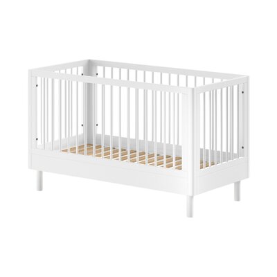 Forrest babybed 70x140 cm + ombouw peuterbed Wit