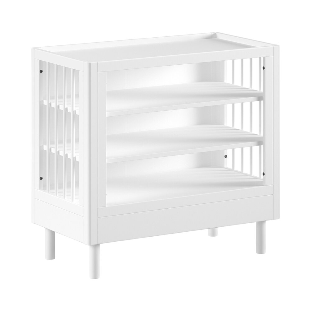 Forrest 2-delige kamer beuk (babybed+open commode) + GRATIS speelgoedkoffer