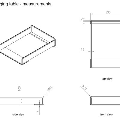 Kiddy 2-delige kamer (babybed+commode+opzetstuk) + GRATIS speelgoedkoffer