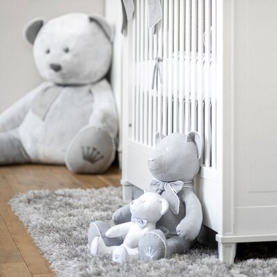 Gio 2-delige kamer (babybed+commode+extensie) + GRATIS knuffel