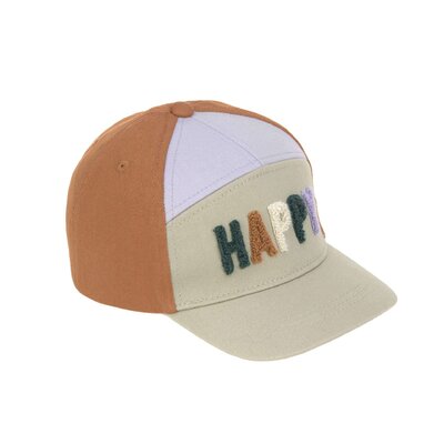 Kids Base Cap Happy light khaki/caramel