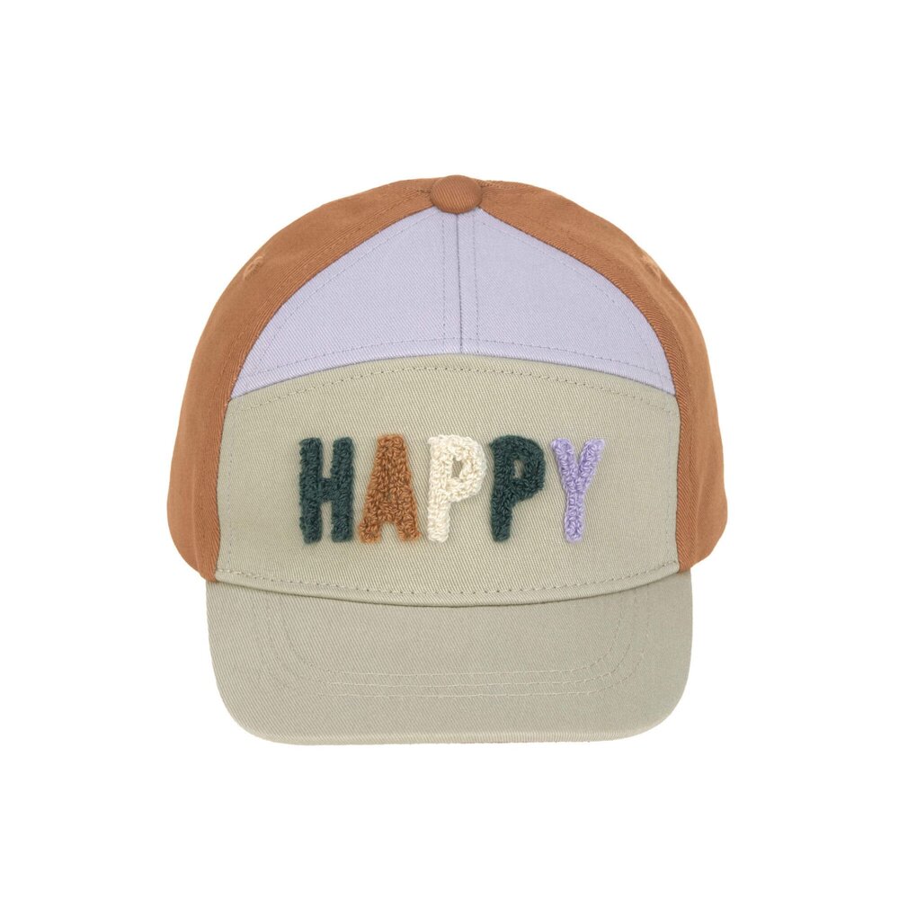 Kids Base Cap Happy light khaki/caramel