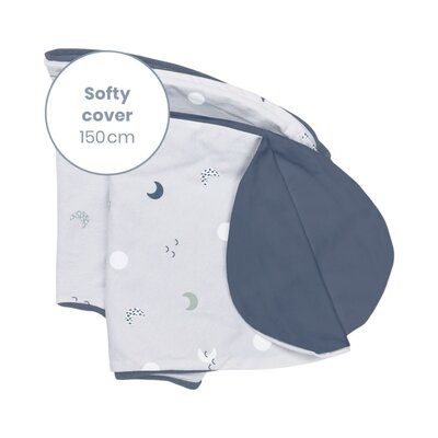 Softy cover Blue grey Moon