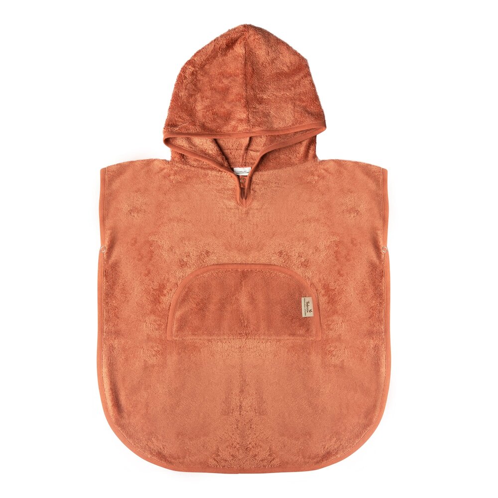 Poncho v-neck (1-4y) Apricot blush