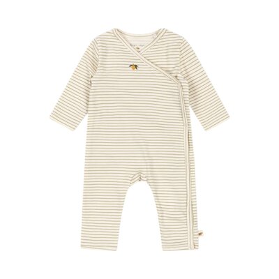 Babypakje basic newborn gots Tea stripe