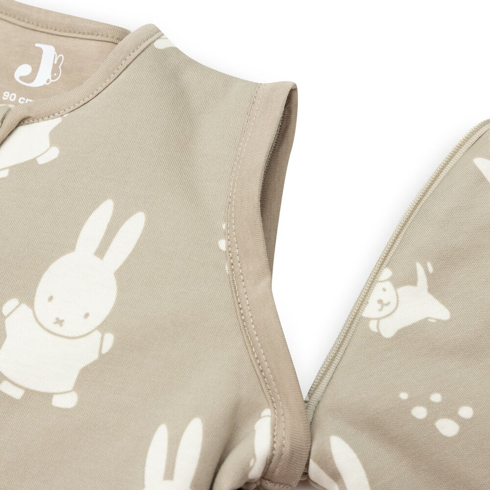 Slaapzak met afritsbare mouw 90cm Miffy&Snuffy Olive Green