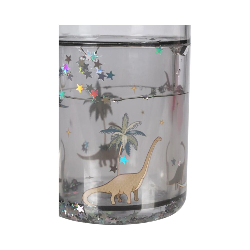 Glitter bekers 2-pack Dino