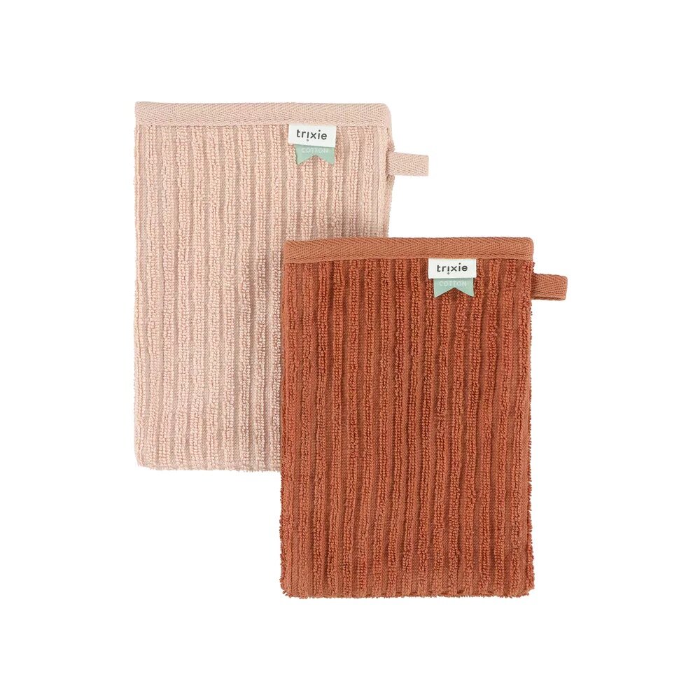 Washandje 2-pack Hush rose